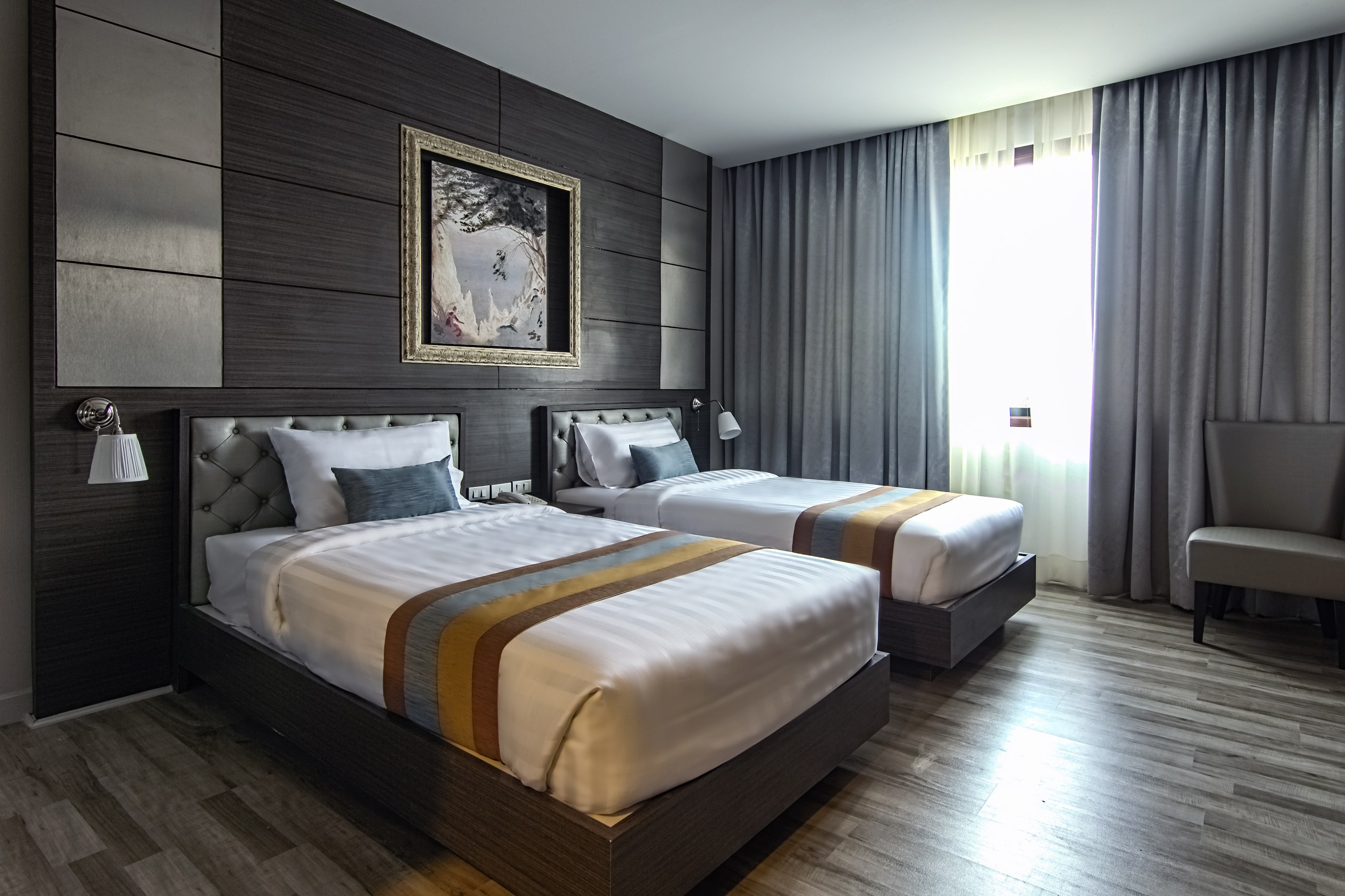 ห้องพัก Twin Bed สว่าง